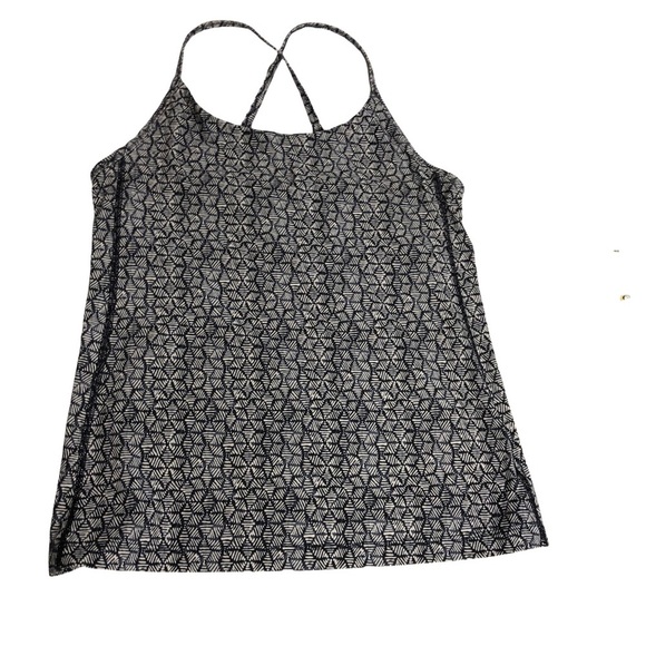 Patagonia‎ Blue and White Cross Beta Athletic Tank Top Size Small - Picture 1 of 6